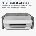 kwmobile Drucker Schützhülle kompatibel mit HP Envy 6020e / Envy 6055e Hülle - Printer Cover aus Staubschutzhülle für Drucker