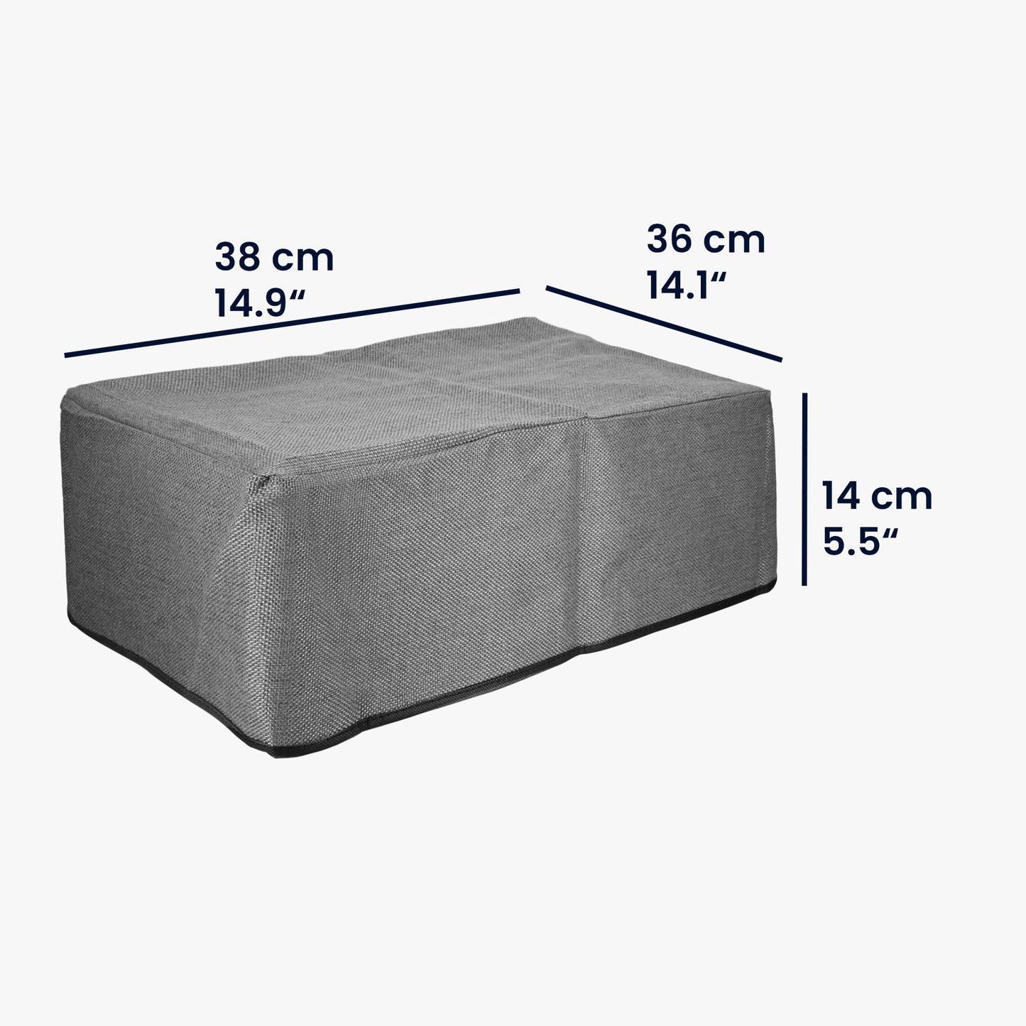 kwmobile Drucker Schützhülle kompatibel mit HP Envy 6020e / Envy 6055e Hülle - Printer Cover aus Staubschutzhülle für Drucker