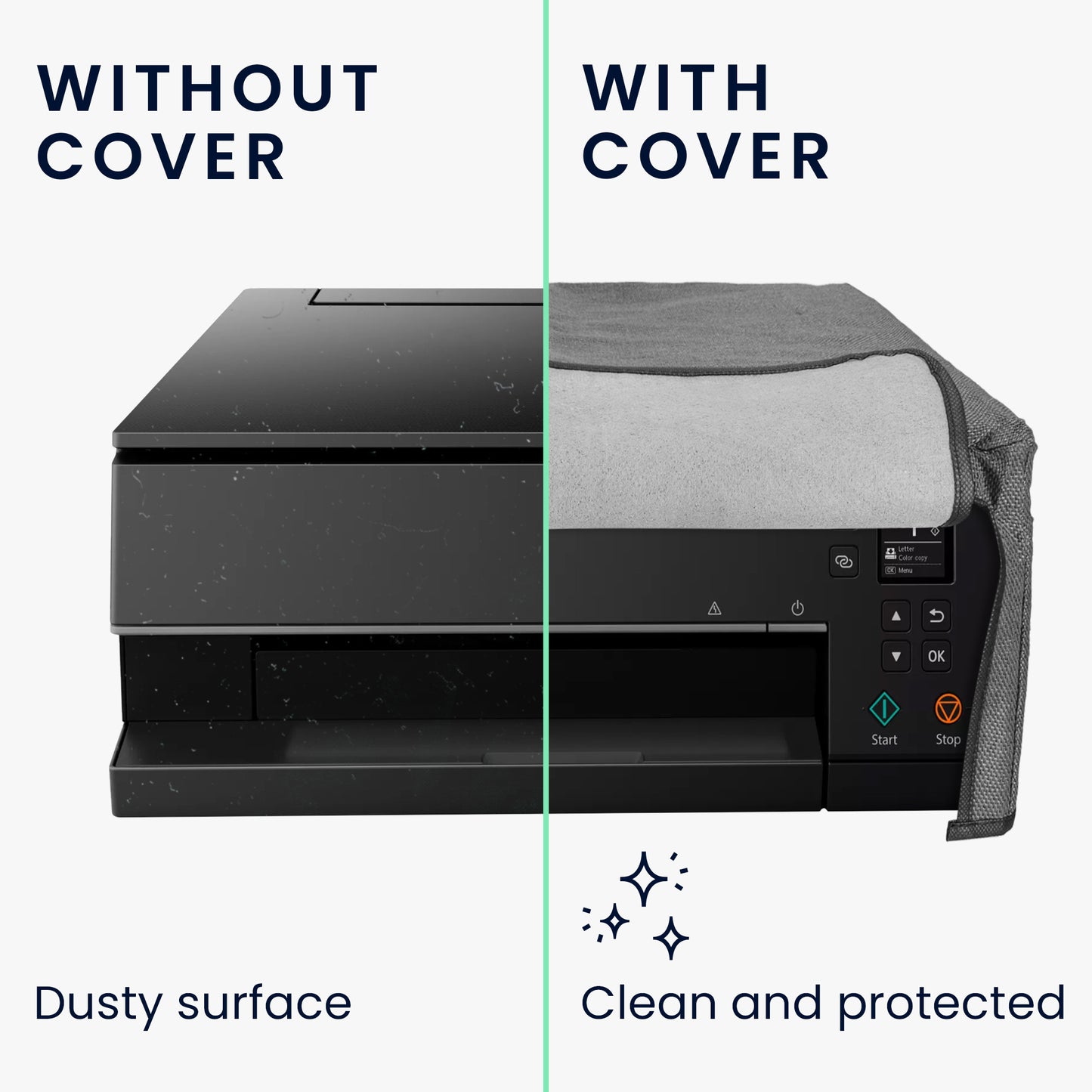 kwmobile Drucker Schützhülle kompatibel mit Canon Pixma TS6350 Hülle - Printer Cover - Staubschutzhülle für Drucker