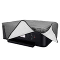 kwmobile Drucker Schützhülle kompatibel mit Canon Pixma TS5150 / 5151 / MG 2555 / Pixma MG2551S Hülle - Printer Cover aus Leinen - Staubschutzhülle für Drucker - Dunkelgrau Dunkelgrau  