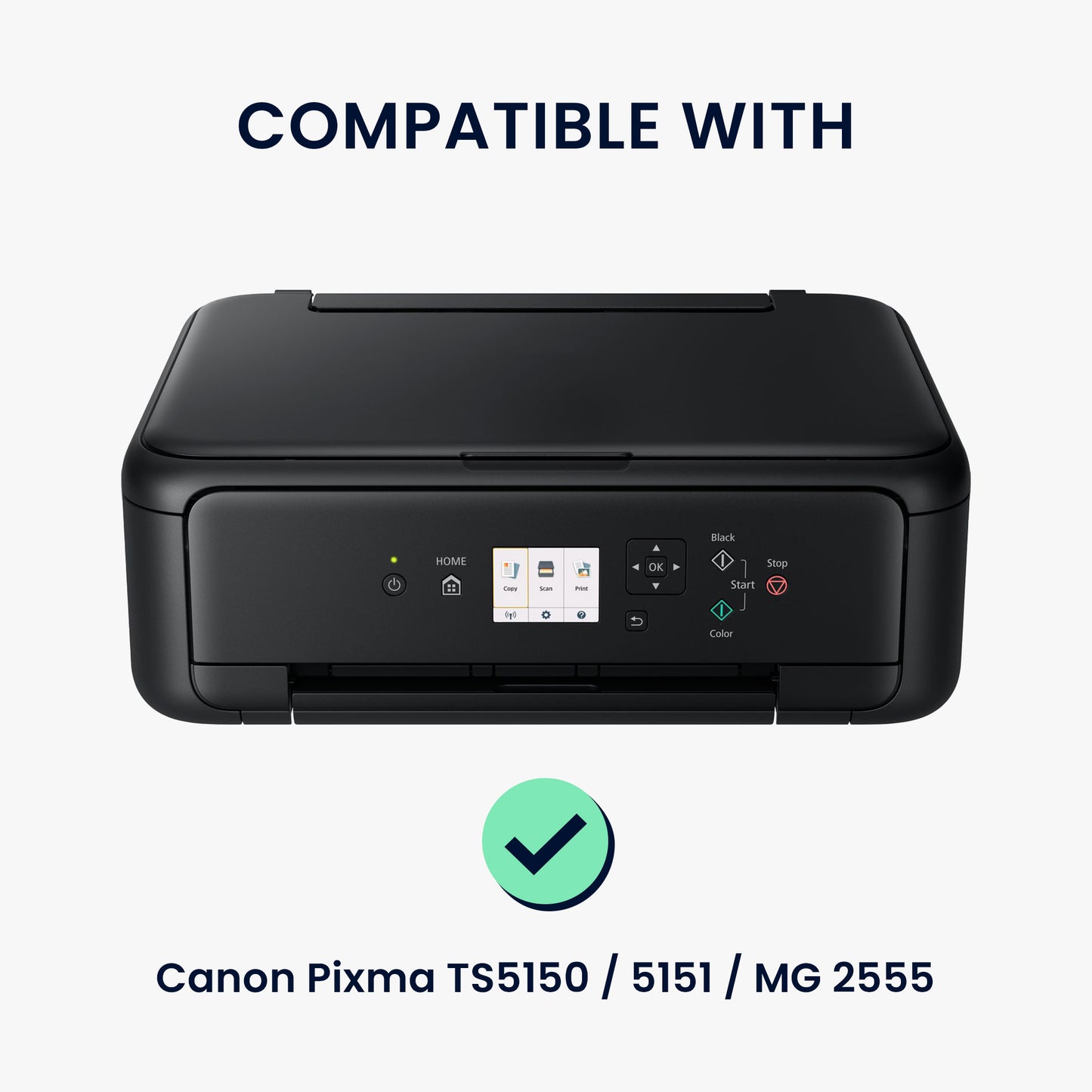 kwmobile Drucker Schützhülle kompatibel mit Canon Pixma TS5150 / 5151 / MG 2555 / Pixma MG2551S Hülle - Printer Cover aus Staubschutzhülle für Drucker