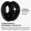 kwmobile Hülle kompatibel mit DOQAUS / H390 / WH-CH520 / WH-CH510 / Evolve 2 75 Tasche - Schutzhülle für Headset mit Innenfächern
