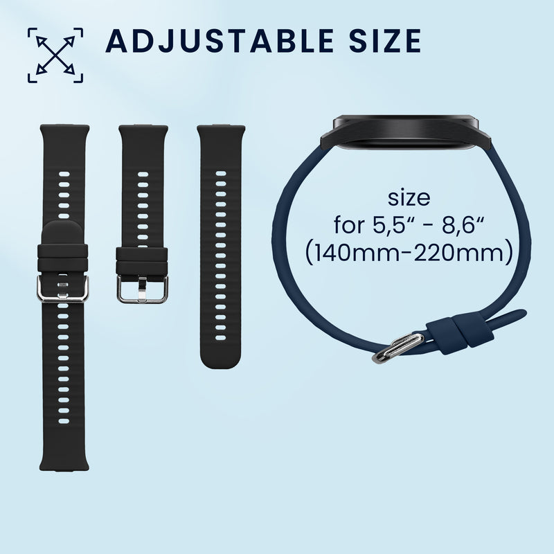 kwmobile Uhrenarmband für Huawei Watch Fit 3 Armband Fitnesstracker Band Set Ersatzarmband Smartwatch