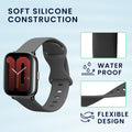 kwmobile Uhrenarmband für 20mm Amazfit Active 2 / 2 Square / Active Edge / Bip 3 / GTS 3 Armband Fitnesstracker Band Set Ersatzarmband Smartwatch