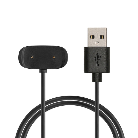 kwmobile USB Kabel Charger kompatibel mit Huawei Amazfit Bip 5 / GTR Mini / Amazfit Active / Active Edge Ladekabel - Smart Watch Ersatzkabel - Fitnesstracker Aufladekabel in Schwarz Schwarz  
