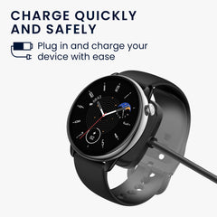 kwmobile USB Kabel Charger kompatibel mit Huawei Amazfit Bip 5 / GTR Mini / Amazfit Active / Active Edge Ladekabel