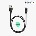 kwmobile USB Kabel Charger kompatibel mit Garmin Fenix 5 / Fenix 6 / Fenix 7 / Forerunner 745 / Tactix Delta Ladekabel - Smart Watch Ersatzkabel - Fitnesstracker Aufladekabel