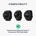 kwmobile USB Kabel Charger kompatibel mit Garmin Fenix 5 / Fenix 6 / Fenix 7 / Forerunner 745 / Tactix Delta Ladekabel - Smart Watch Ersatzkabel - Fitnesstracker Aufladekabel