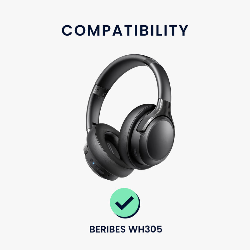 kwmobile Ohr Polster für BERIBES WH305 Ohrpolster Ersatz Kopfhörer Ersatzteile Kopfhörer Ersatzpolster Over Ear Headphones