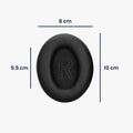 kwmobile Ohr Polster für BERIBES WH305 Ohrpolster Ersatz Kopfhörer Ersatzteile Kopfhörer Ersatzpolster Over Ear Headphones