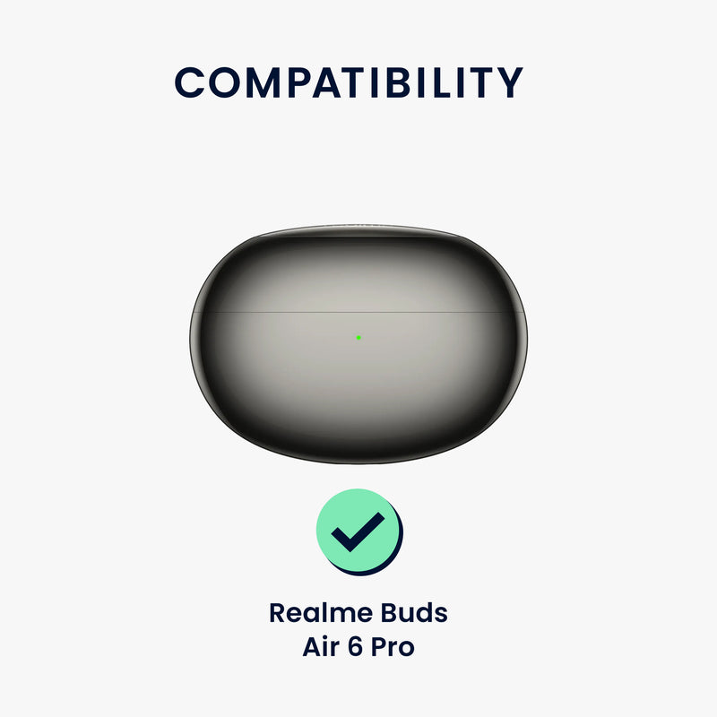 kwmobile Hülle kompatibel mit Realme Buds Air 6 Pro Kopfhörer
