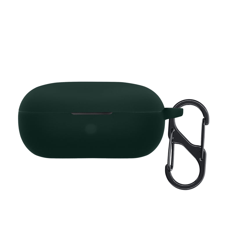 kwmobile Hülle kompatibel mit Anker Soundcore P25i Kopfhörer - Silikon Schutzhülle Etui Case Cover Schoner in Dunkelgrün Dunkelgrün  
