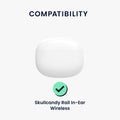 kwmobile Hülle kompatibel mit Skullcandy Rail In-Ear Wireless Kopfhörer