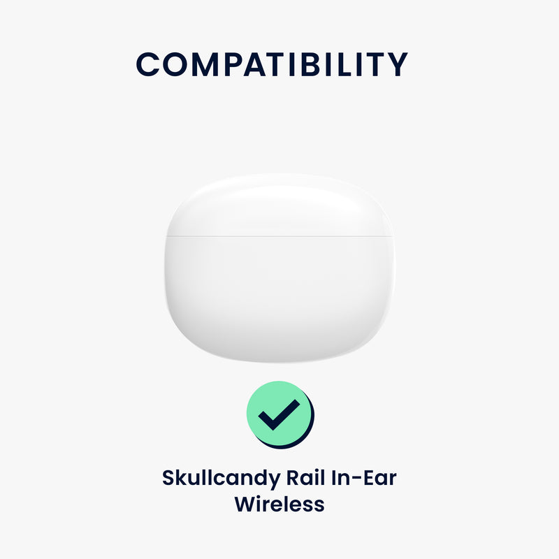 kwmobile Hülle kompatibel mit Skullcandy Rail In-Ear Wireless Kopfhörer