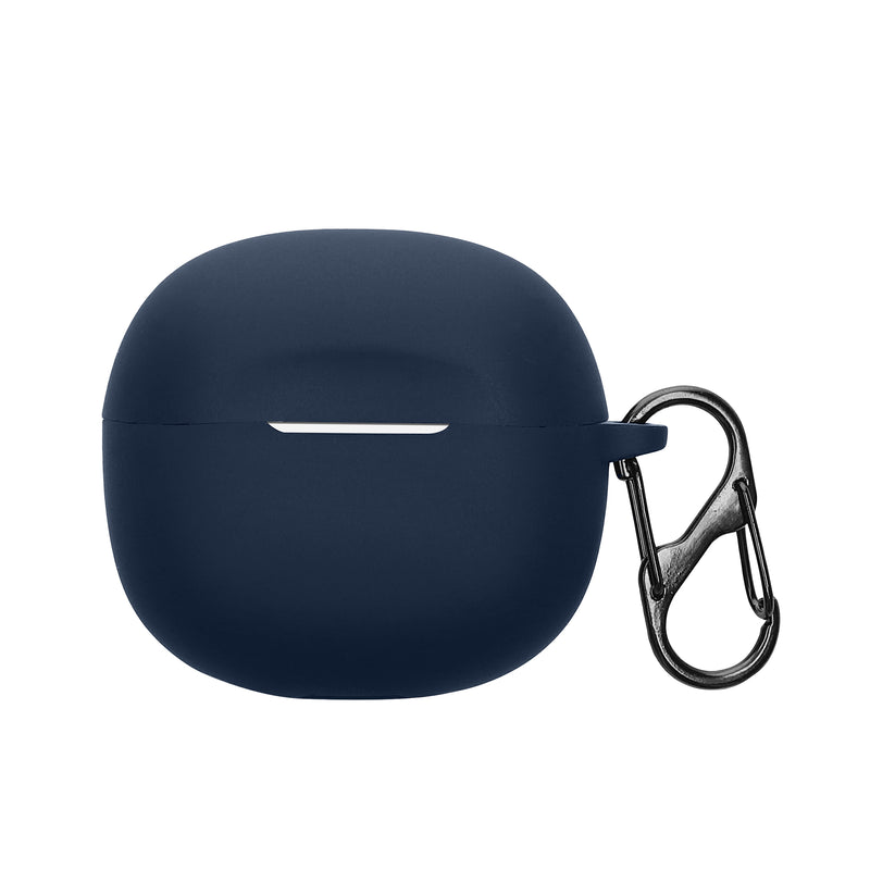 kwmobile Hülle kompatibel mit Skullcandy Rail In-Ear Wireless Kopfhörer - Silikon Schutzhülle Etui Case Cover Schoner in Dunkelblau Dunkelblau  