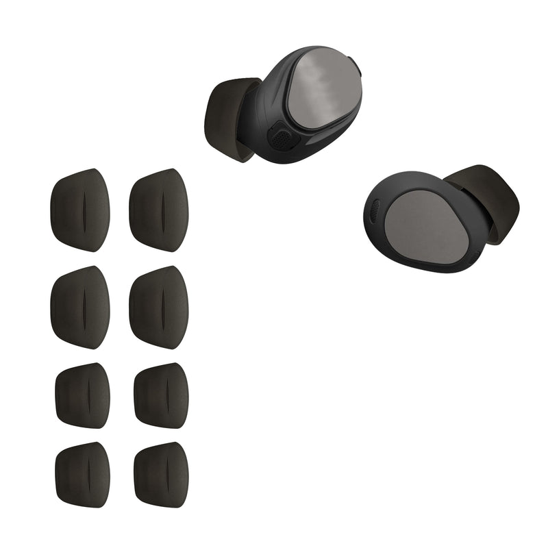 kwmobile Ersatzpolster kompatibel mit Jabra Elite 10 / E10 - 4 Größen - Ersatz Ohrstöpsel In-Ear Kopfhörer - Polster