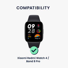 kwmobile Edelstahl Uhrenarmband kompatibel mit Xiaomi Smart Band Pro / Redmi Watch Ersatz Armband Ersatzarmband