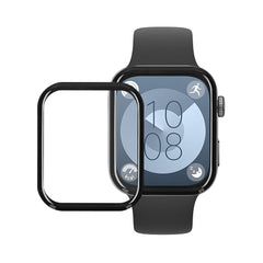 kwmobile 2x Transparente Displayschutzfolie kompatibel mit Huawei Watch Fit 3 / Fit 4 Folie - Schutzfolie für Fitness Tracker - robuster Displayschutz Transparent  