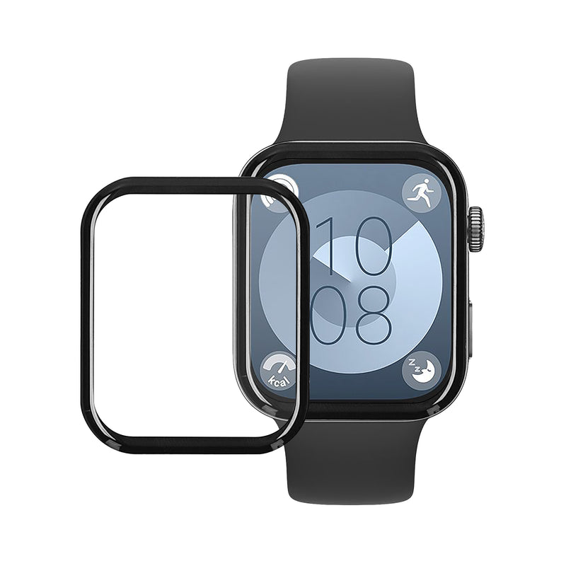 kwmobile 2x Transparente Displayschutzfolie kompatibel mit Huawei Watch Fit 3 / Fit 4 Folie - Schutzfolie für Fitness Tracker - robuster Displayschutz Transparent  
