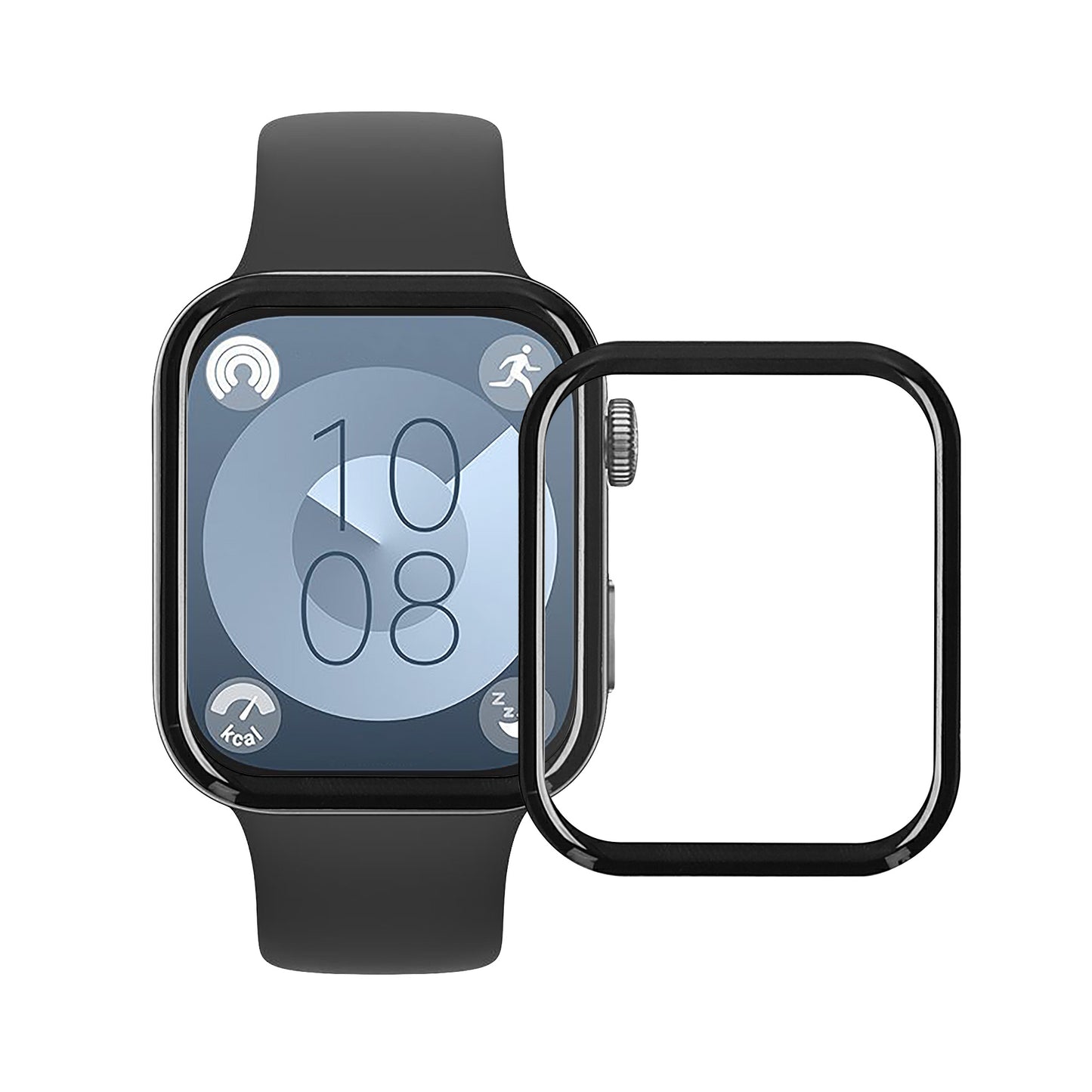 kwmobile Displayschutzfolie kompatibel mit Huawei Watch Fit 3 / Fit 4 Folie Schutzfolie für Fitness Tracker robuster Displayschutz