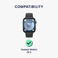 kwmobile Displayschutzfolie kompatibel mit Huawei Watch Fit 3 / Fit 4 Folie Schutzfolie für Fitness Tracker robuster Displayschutz