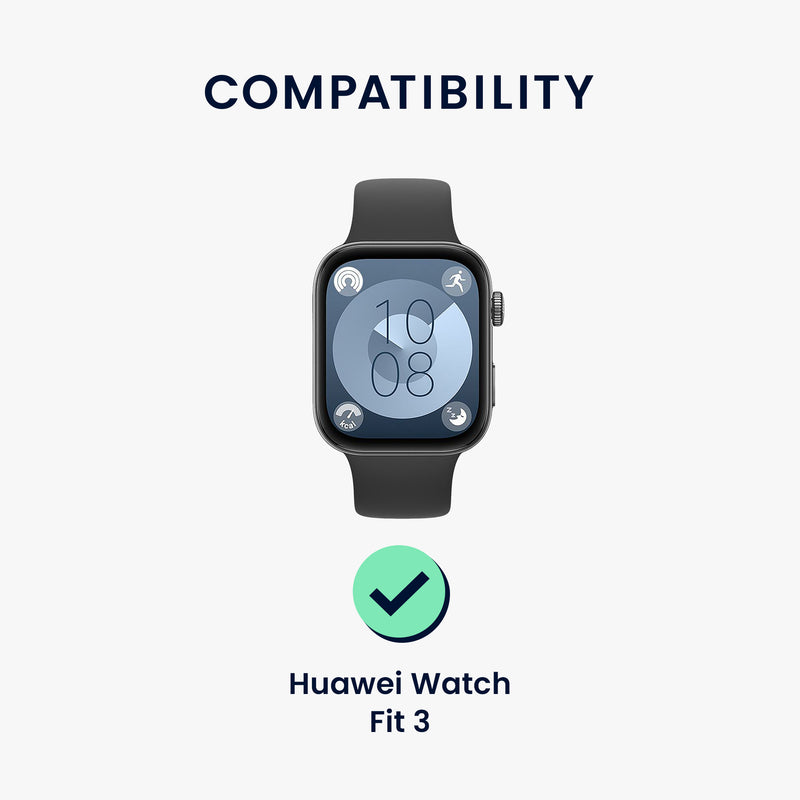 kwmobile Displayschutzfolie kompatibel mit Huawei Watch Fit 3 / Fit 4 Folie Schutzfolie für Fitness Tracker robuster Displayschutz