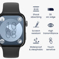 kwmobile Displayschutzfolie kompatibel mit Huawei Watch Fit 3 / Fit 4 Folie Schutzfolie für Fitness Tracker robuster Displayschutz