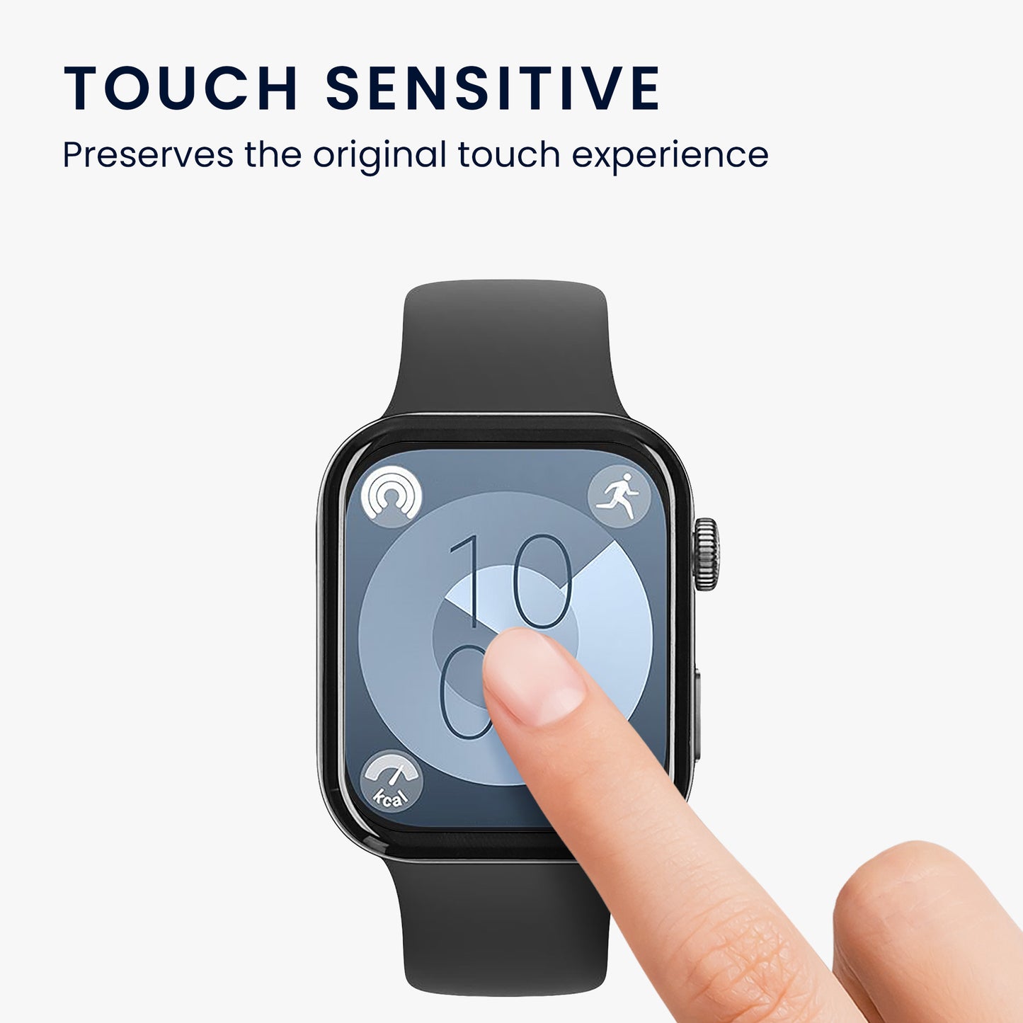 kwmobile Displayschutzfolie kompatibel mit Huawei Watch Fit 3 / Fit 4 Folie Schutzfolie für Fitness Tracker robuster Displayschutz