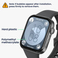 kwmobile Displayschutzfolie kompatibel mit Huawei Watch Fit 3 / Fit 4 Folie Schutzfolie für Fitness Tracker robuster Displayschutz