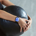 kwmobile Glas Hülle für Huawei Watch Fit 3 Schutzhülle Fullbody Fitnesstracker Case Set