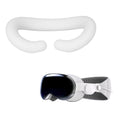 kwmobile VR Silikon Maske kompatibel mit Apple Vision Pro Cover - Silikonmaske VR-Brillen-Maske gegen Schweiß und Verschmutzung - Weiß Weiß  