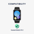 kwmobile Ersatzarmband kompatibel mit Huawei Watch Fit 2 Armband für Fitnesstracker Innenmaße 14 - 22 cm