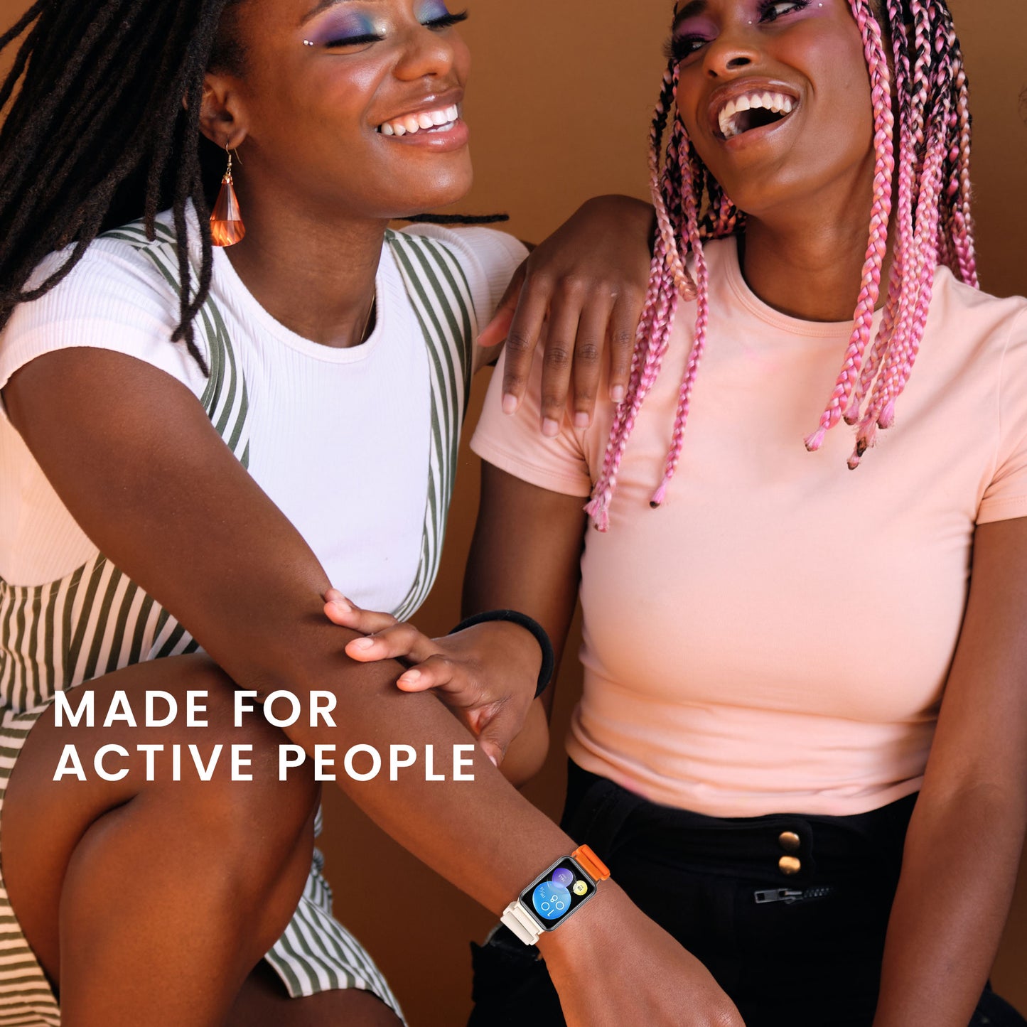 kwmobile Ersatzarmband kompatibel mit Huawei Watch Fit 2 Armband für Fitnesstracker Innenmaße 14 - 22 cm
