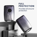 kwmobile Autoschlüssel Hülle kompatibel mit Mazda 3-Tasten CX30 CX50 CX60 CX90 MX-30 - Schlüsselhülle Silikon Cover