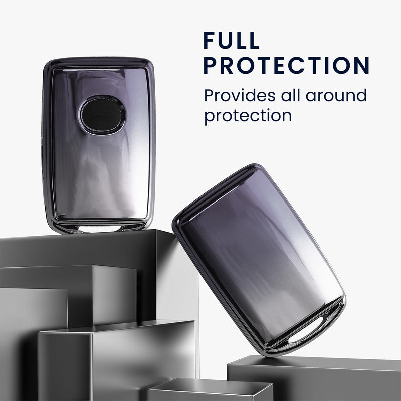 kwmobile Autoschlüssel Hülle kompatibel mit Mazda 3-Tasten CX30 CX50 CX60 CX90 MX-30 - Schlüsselhülle Silikon Cover