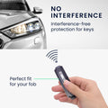 kwmobile Autoschlüssel Hülle kompatibel mit Mazda 3-Tasten CX30 CX50 CX60 CX90 MX-30 - Schlüsselhülle Silikon Cover