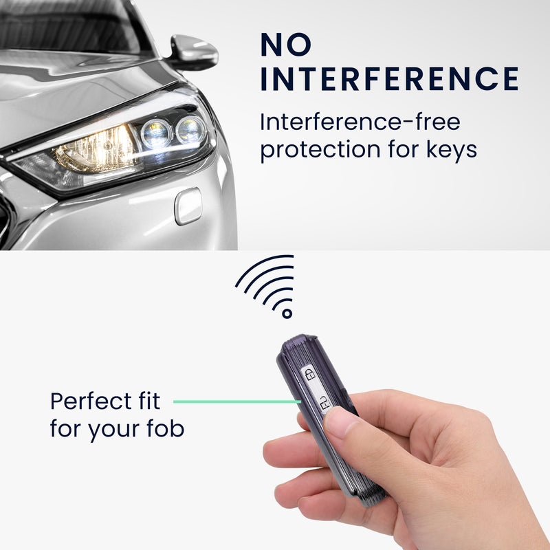 kwmobile Autoschlüssel Hülle kompatibel mit Mazda 3-Tasten CX30 CX50 CX60 CX90 MX-30 - Schlüsselhülle Silikon Cover