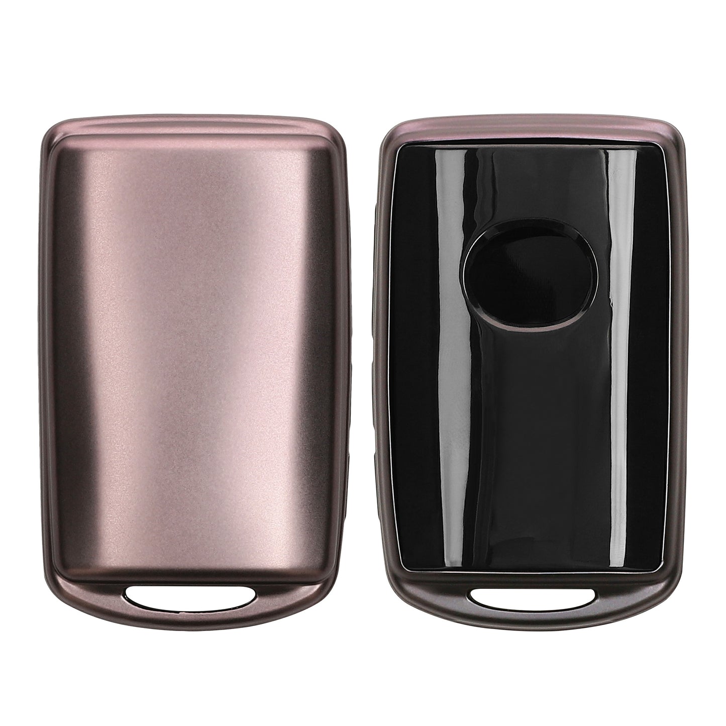 kwmobile Autoschlüssel Hülle kompatibel mit Mazda 3-Tasten CX30 CX50 CX60 CX90 MX-30 - Schlüsselhülle Silikon Cover - Schwarz matt Schwarz Schwarz matt  [dsg03]