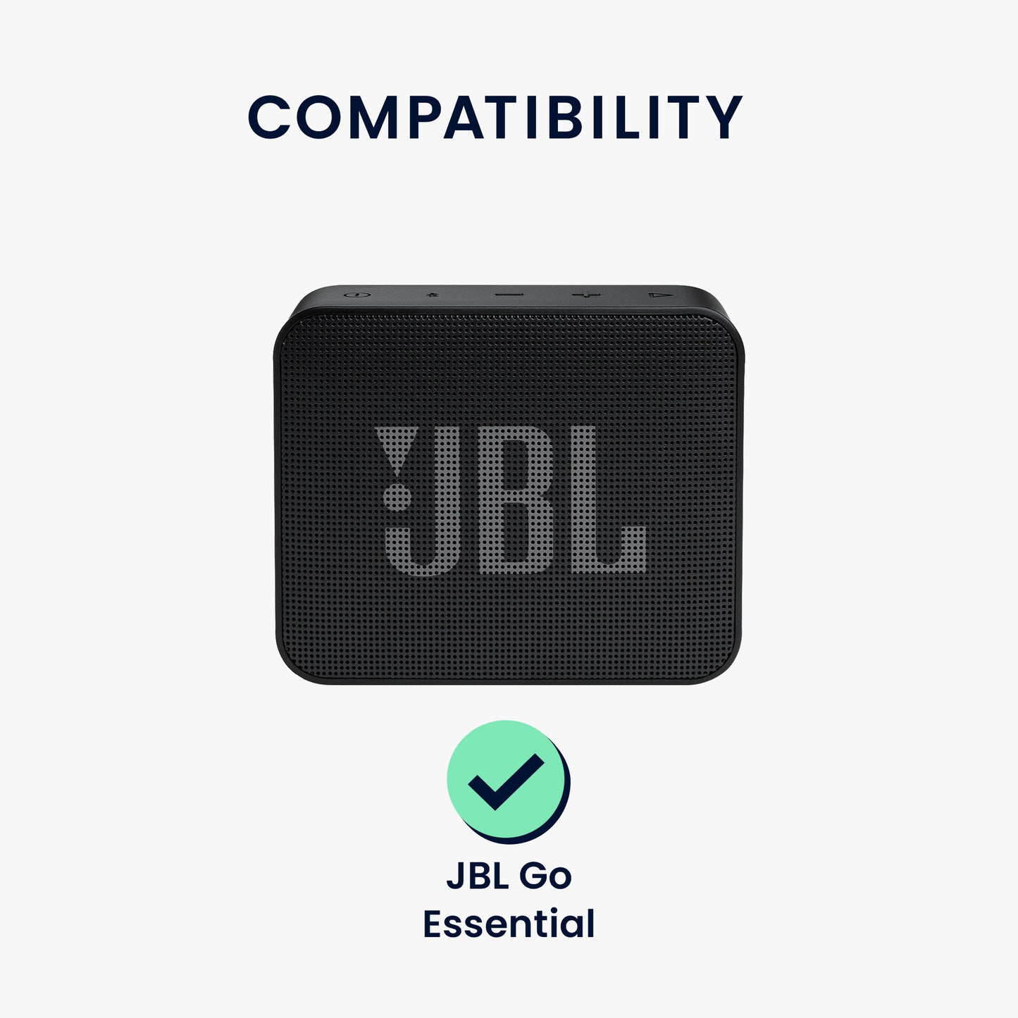 kwmobile Hülle kompatibel mit JBL Go Essential Schutzhülle für Mini Speaker Cover Bluetooth Lautsprecher