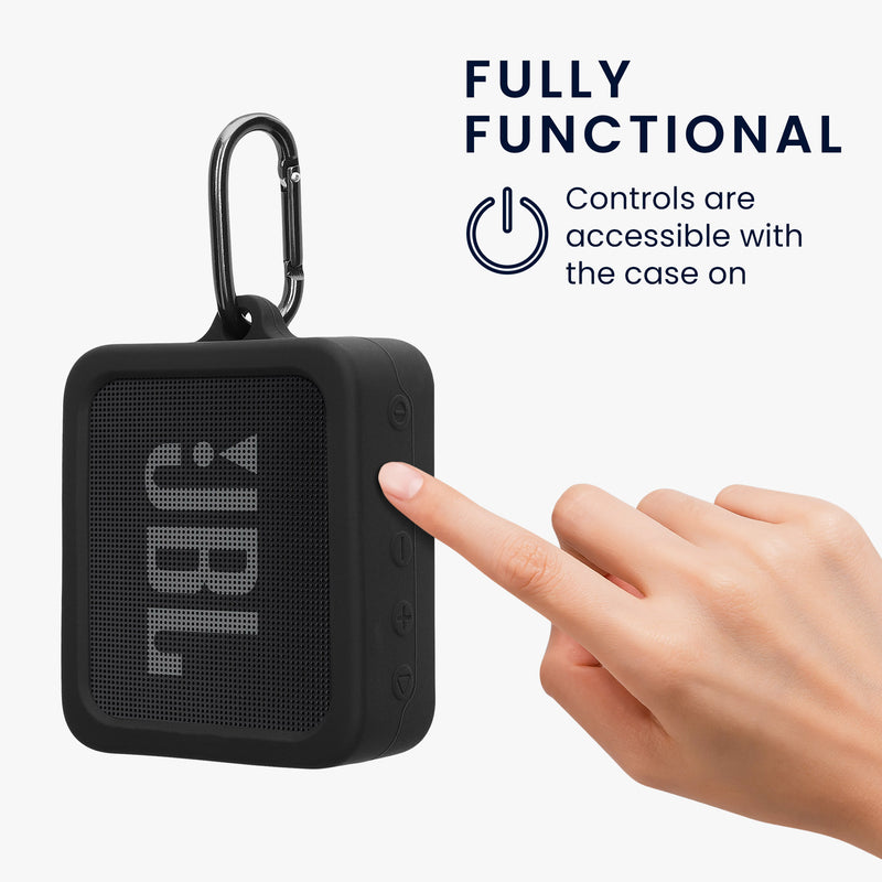 kwmobile Hülle kompatibel mit JBL Go Essential Schutzhülle für Mini Speaker Cover Bluetooth Lautsprecher