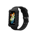 kwmobile Sportarmband kompatibel mit Huawei Band 9 / Band 8 7 6 Pro / Honor Band 7 6 mit Schutz Bumper