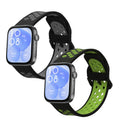 kwmobile 2x Uhrenarmband für Huawei Watch Fit 3 Armband - Fitnesstracker Band Set aus TPU Silikon - Ersatzarmband Smartwatch - Schwarz Grau Schwarz Grün Schwarz  [dsg02]