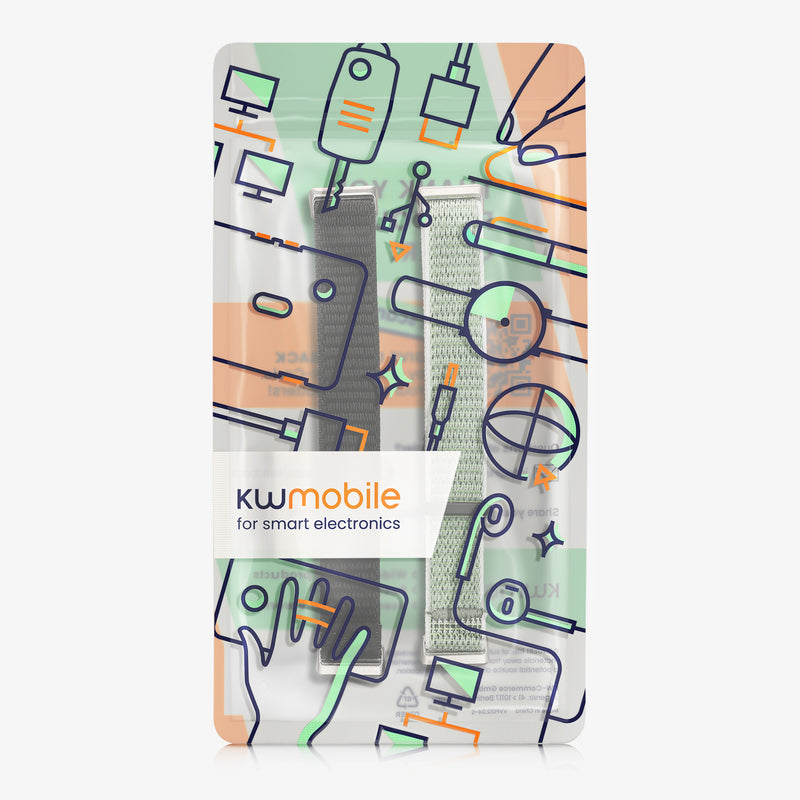 kwmobile Uhrenarmband für Huawei Band 10 / 9 / 8 Armband Fitnesstracker Band Set Ersatzarmband Smartwatch