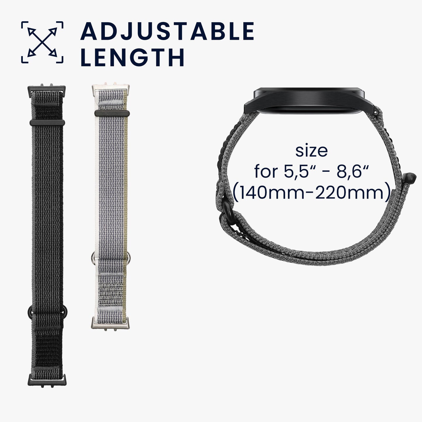 kwmobile Uhrenarmband für Samsung Galaxy Fit 3 Armband Fitnesstracker Band Set Ersatzarmband