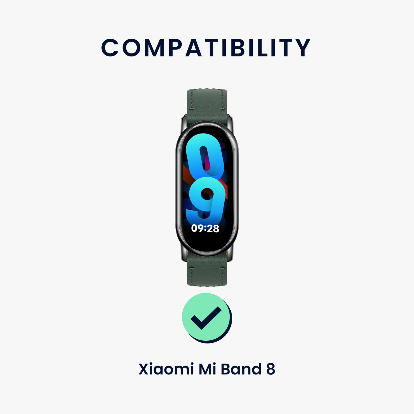 kwmobile Uhrenarmband für Xiaomi Mi Band 10 / Mi Band 9 / 8 Armband Fitnesstracker Band Set Ersatzarmband Smartwatch