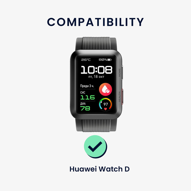kwmobile Silikon Uhrenarmband für Huawei Watch D Armband Ersatzarmband für Fitnesstracker Wechselarmband Smartwatch