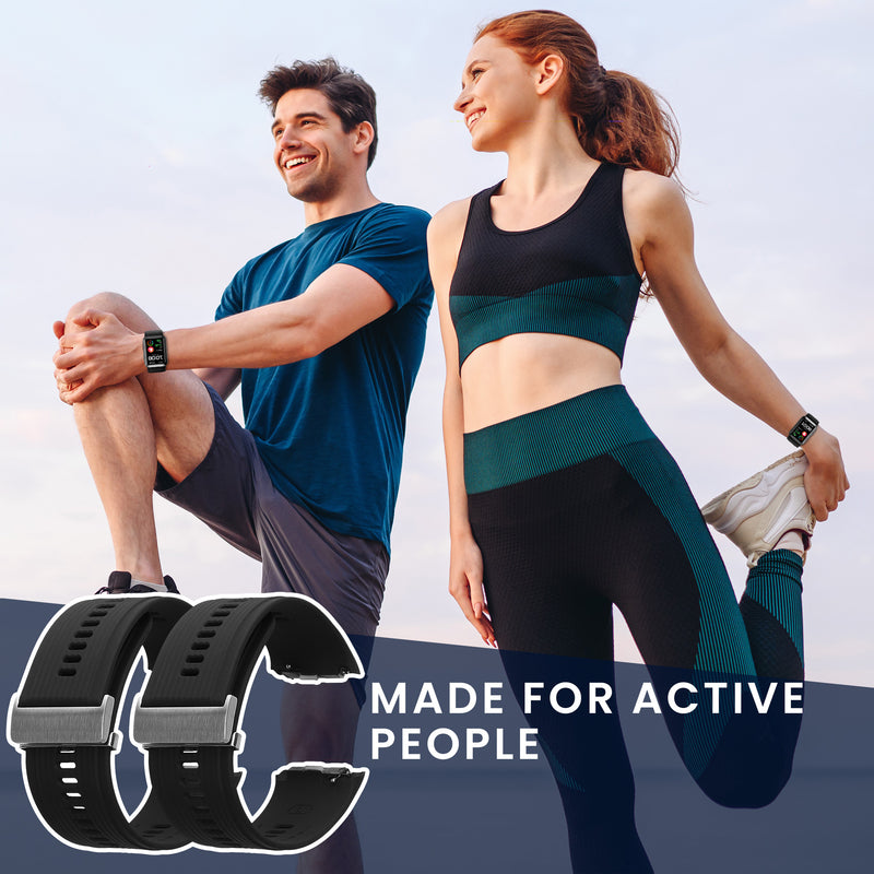 kwmobile Silikon Uhrenarmband für Huawei Watch D Armband Ersatzarmband für Fitnesstracker Wechselarmband Smartwatch