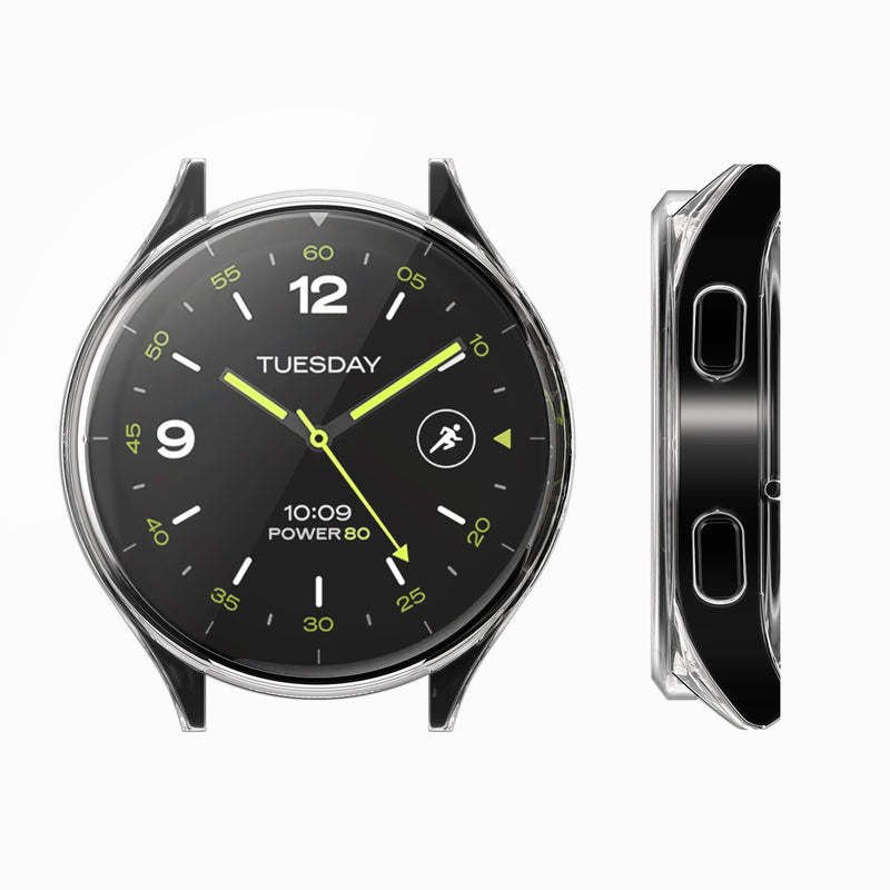 kwmobile Schutzhülle für Xiaomi Watch 2 Fullbody Display Cover Set