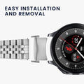 kwmobile Adapter mit 22mm Bandbreite kompatibel mit OnePlus Watch 2 / OPPO Watch X Uhrenarmband - Smartwatch Armband Anschlussadapter Set