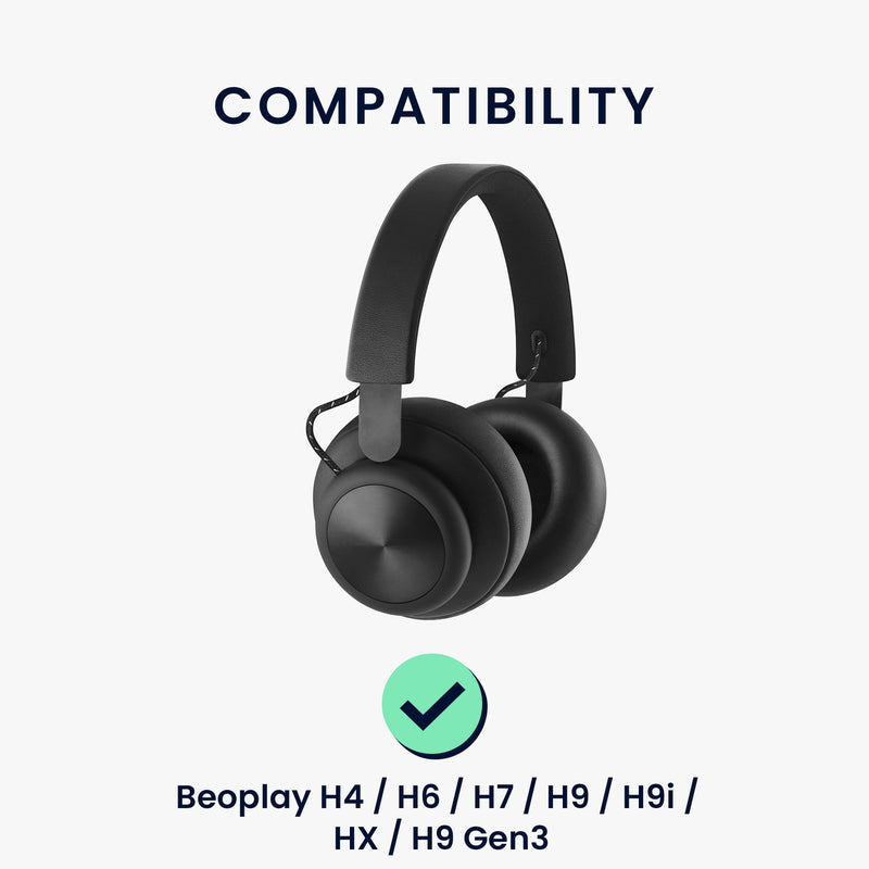 kwmobile Ohr Polster für Beoplay H4 / H6 / H7 / H9 / H9i / HX / H9 Gen3 Ohrpolster Ersatz Ohrpolster Kopfhörer Ersatzteile Kopfhörer Ersatzpolster für Over Ear Headphones